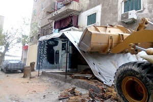 إزالة التعديات المخالفة بمساكن أطلس3