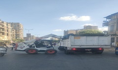 رفع كفاءة منظومة النظافة بشارع بورسعيد الرئيسي 