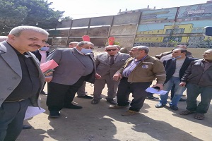 رئيس شركة الصرف الصحي يتفقد اعمال الاحلال والتجديد بمنطقة الزاوية الحمراء