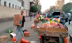 حملة لإزالة الاشغالات بنطاق الحى 