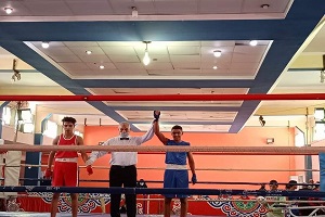 ابطال مركز شباب الجزيزة يتقدمون في بطولة الجمهورية للملاكمة