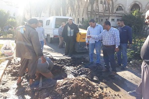 في اطار تنسيق التعاون والمشاركة بين الحي والإدارات التنفيذية 