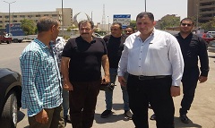 المرور على المحاور الرئيسية بنطاق الحى