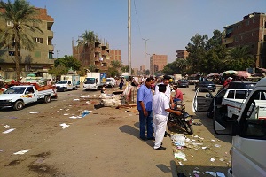 حمله لرفع الاشغالات بالمرج الجديده