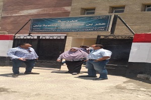 التأكد من جاهزية المدارس لاستقبال الطلبة لأداء الامتحانات بالحي