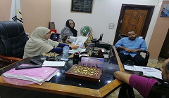 لقاء رئيسة الحي بالمواطنين