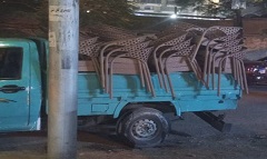 حملة لرفع الإشغالات من كوفي شوب الكرنك بشارع عبد الحميد بدوى