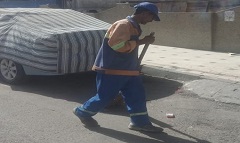 رفع كفاءة منظومة النظافة ببعض المناطق بالحي