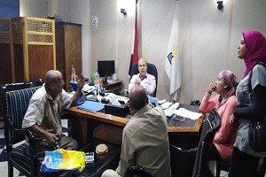 لقاء رئيس الحي بالمواطنين