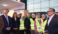 وزيرة الثقافة و وزيرة التضامن الاجتماعي بمعرِض القاهرة الدُولي للكتاب