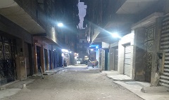 إنارة شارع ذكي الصيصي المتفرع من شارع التروللي