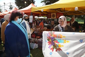 وزيرة الثقافة تفتتح معرض المشروعات الصغيرة ومتناهية الصغر بنادي الجزيرة