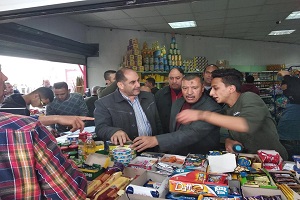 افتتاح منفذ بيع سلع غذائية جديد للقوات المسلحة بالحي