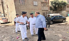 استكمال أعمال إزالة عزبة أبو قرن