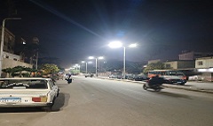 صيانة الولاعات وأعمدة الإنارة والكشافات بالحي