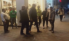 حملة لإعادة الانضباط ورفع الاشغالات ببعض المناطق بالحي