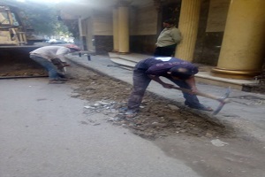 متابعة ميدانية بحي حدائق القبة   