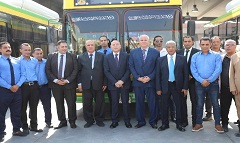 محافظ القاهرة يتفقد أعمال التطوير الخاصة بهيئة النقل العام