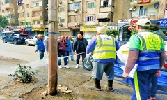 رفع كفاءة منظومة النظافة بحي السيدة زينب