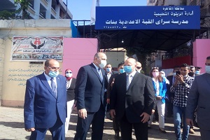  محافظ القاهرة يتفقد عدد من المدارس مع بدء العام الدراسي الجديد