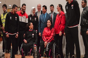 وزير الشباب يطلق مبادرة “الرياضيون يقرأون” فى معرض الكتاب