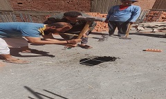 حملة لإيقاف أعمال بناء مخالف ومقام بدون ترخيص بنطاق الحي