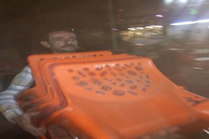 حملة مسائية بقيادة رئيس حى الاميرية على شارع السواح