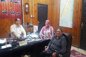 السيد رئيس حي الأزبكية يتلقى شكاوى المواطنين