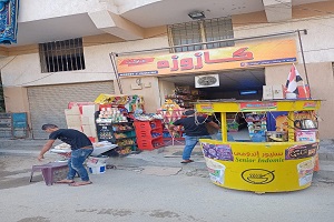 حملة مكبرة لرفع الإشغالات ببعض شوارع الحي