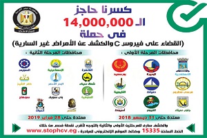 فحص  14.6 مليون مواطن منذ انطلاق «المبادرة الرئاسية»
