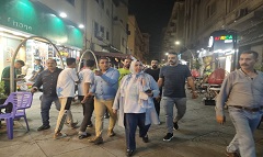 حملة لرفع الاشغالات من منطقة تطوير الألفي وشارع عرابي