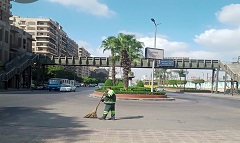 رفع كفاءة منظومة النظافة بشوارع الحي