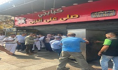 حملة مكبرة لرفع إشغالات من شارعي الجلاء و٢٦ يوليو