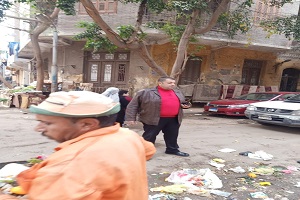 متابعة الاعمال اليومية بالحي 