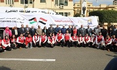 محافظ القاهرة: تخصيص قطعة أرض لبناء مركز لوجستي للهلال الأحمر