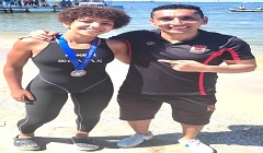 مركز التنمية الشبابية بالجزيرة يفوز بالمركز الثالث ببطولة القاهرة للسباحة بالزعانف