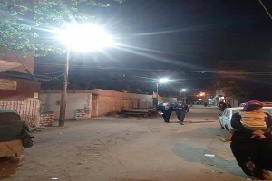 إصلاح كسر ماسورة مياه في حي التبين