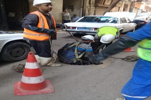 تطهير بالوعات الصرف الصحي والأمطار