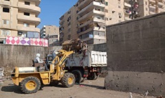 جولة ميدانية لرئيس الحي لمتابعة الحالة العامة للنظافة