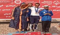 حصول أدهم أشرف بيلي من ذوي الهمم على الميدالية الذهبية للسباحة