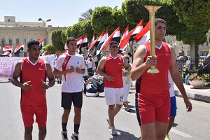 مركز شباب الفسطاط يشارك في إطلاق شعلة أوليمبياد الطفل النسخه الثالثة 2021.