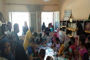 مركز شباب احمد عصمت يقيم ورشة فنية لذوي الهمم