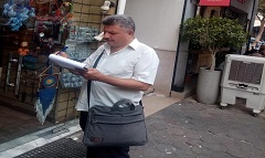 حملة توعية لاصحاب المحلات على كيفية استخراج التراخيص للمحلات