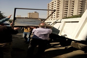 حملة لرفع الإشغالات من شارع بولاق الجديد