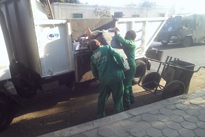 حملة لنظافة شارع الغفير 