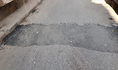 استكمال أعمال الرصف واعادة الشئ لاصله بشوارع الحي