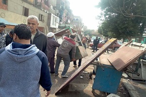 حي التبين يشهد حملة ازالات مكبرة