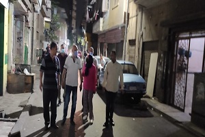 جولة لرئيسة الحي على المحلات والمقاهي