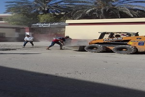 حي طره يشن حملات لإعادة الإنضباط بشوارع الحي