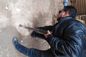 رفع بعض الاشغالات بحي عين شمس